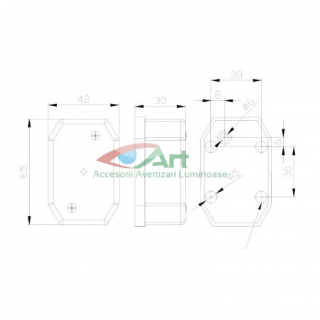 Lampa gabarit cu bec alb FT-001-B [11]