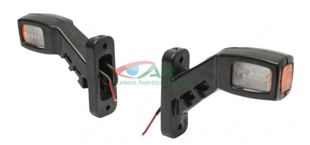 Proiectoare si leduri - Lampa gabarit cu brat mediu 12V-24V 6 led FR0131N