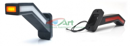Lampa gabarit cu brat oblic 45 dreapta W168.1-1165P [13]