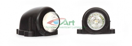Electrice Auto - Lampa gabarit fata cu 1LED cu lentila W25.133 Was