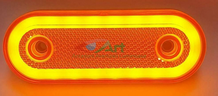 Lampa gabarit galbena tip neon cu suport AD0295Z [1]