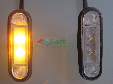 Lampa gabarit ovala cu LED -FT-015 Fristom Galbena bull-bar [16]
