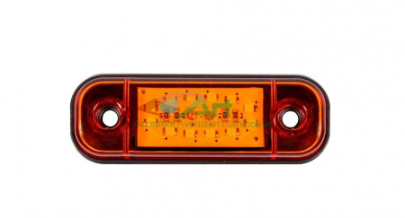 Lampi laterale led - Lampa gabarit ovala Slim cu 12 LED -galben FR0175Z