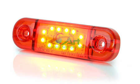 Lampa gabarit ovala Slim  cu LED 12 -rosie W97.3 - 715 WAS [14]