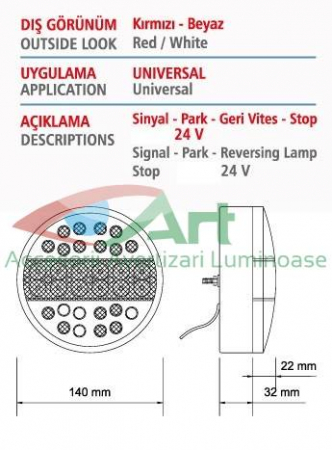 Lampa hamburger YP-105 24V LED [4]