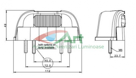 Lampa iluminare numar FT-262 Fristom [5]