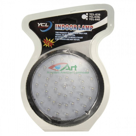Electrice Auto - Lampa interior cu LED-uri lumina alba 24V