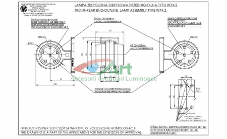 Lampa LED 2 functii Old School WAS [7]