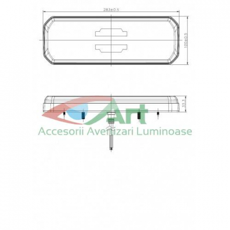 Lampa LED dinamica V1914 (semnalizare gen AUDI) (28x10) [7]