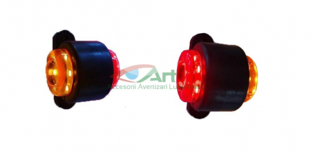 Lampa LED gabarit cu brat scurt galben/rosu FR0105A mini [2]