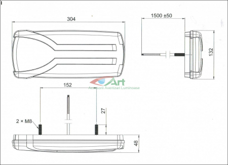 Lampa multifunctionala LED Carmen Horpol Dreapta LZD2401 (30.4x13.2) [4]