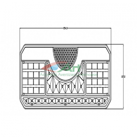 Lampa NEON V1888 semnal dinamic 6 functii dreapta (35.4x13.7) [5]