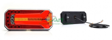 Electrice Auto - Lampa NEON W150 DD semnalizare dinamica 4 functii cablaj (23.6X10.4)