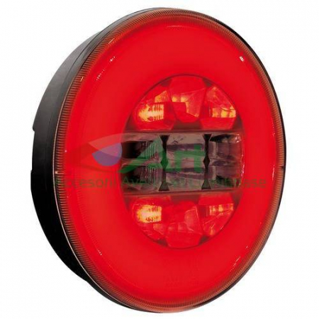 Lampa rotunda NEON 3 functii V1848 12V/24V FI14 [6]