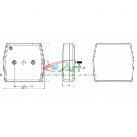 Lampa semnalizare cu pozitie FT-225 Fristom [3]
