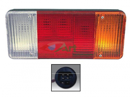 Lampa spate 5 functii cu mufa dreapta Iveco Eurocargo [2]