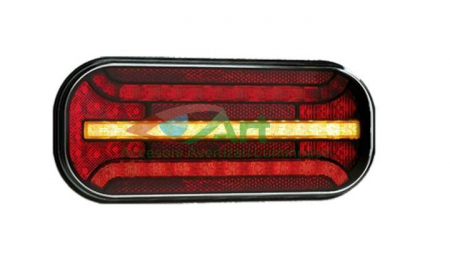 Lampa spate FT-230 PM LED stanga (21x9.5) lumina numar [10]