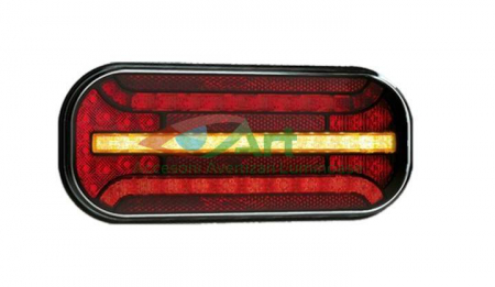 Lampa spate FT-230 PM LED stanga (21x9.5) lumina numar [13]