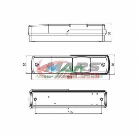 Lampa spate universala M710702 (22x5) [7]