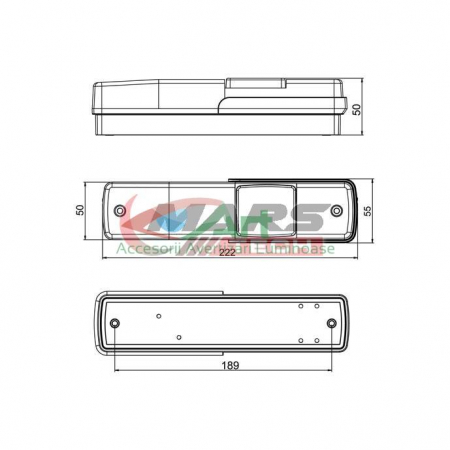 Lampa spate universala M710702 (22x5) [1]
