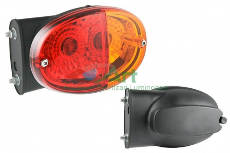 Lampa spate universala ovala cu 3 functii cu prindere laterala Wesem [3]