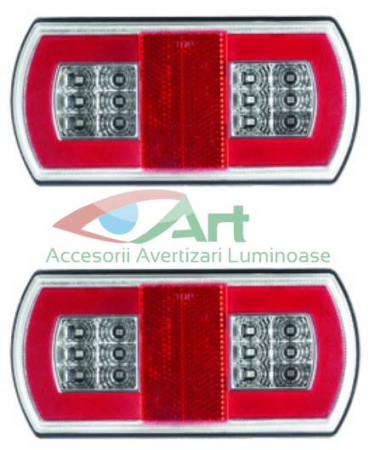 Lampa stop camion LED SMD V1843 12V/24V (16.5x8) [8]
