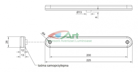 Lampa stop frana suplimentara FT-190 LED [7]