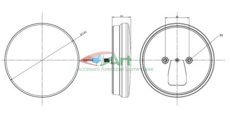 Lampa stop LED semnal dinamic FT-213 DI [12]