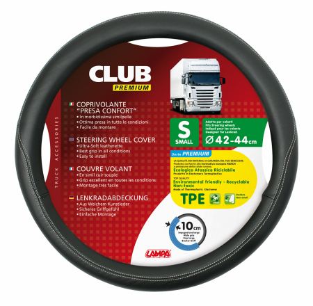 Manson volan camion Club premium - S - Ø 42/44cm - Negru [6]