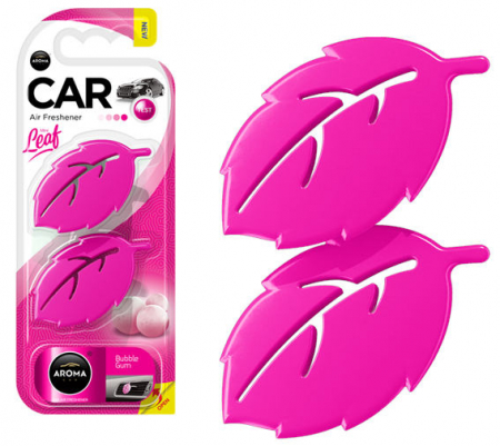 Odorizant de aer AROMA CAR LEAF 3D - BUBBLE GUM [1]