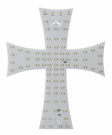 Ornament interior cu LED-uri New Series 24V - Cruce - Alb [10]