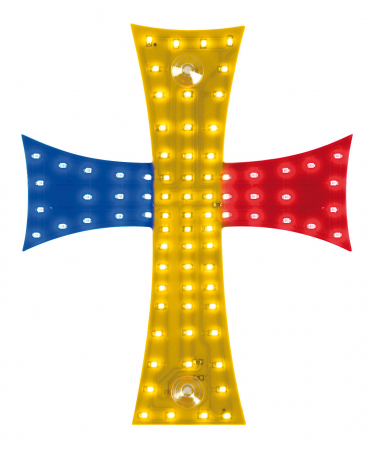 Ornament interior cu LED-uri New Series 24V - Cruce - Romania [4]