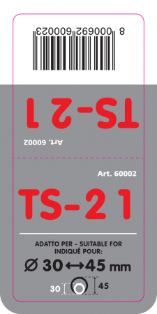 Ornament toba esapament curbat TS-21, din otel inoxidabil lustruit, racordare Ø30-45mm [2]