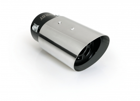 Accesorii Auto - Ornament toba esapament TS-03, din otel inoxidabil lustruit, sunet sport, racordare Ø50-62mm