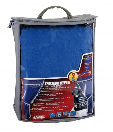Perdele camion Premiere 9buc - Albastru [2]