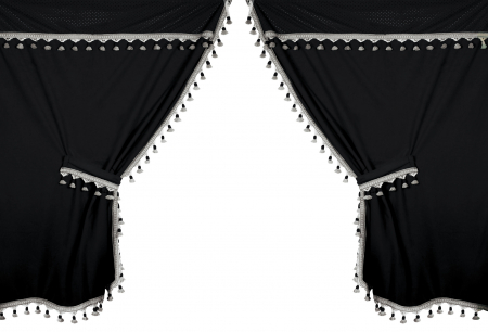 Perdele camion Premiere 9buc - Negru [4]