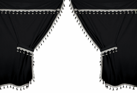 Perdele camion Premiere 9buc - Negru [8]
