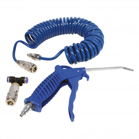 Accesorii camion - Pistol aer curatat praful cu furtun spiralat 5m Carpoint