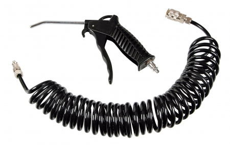 Accesorii auto garaj service - Pistol aer curatat praful cu furtun spiralat 5ml Ã˜ 6mm