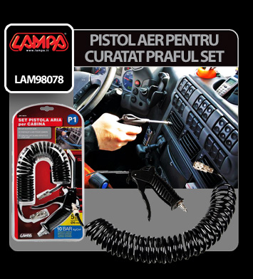 Pistol aer curatat praful cu furtun spiralat 5ml Ã˜ 6mm [3]