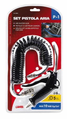 Pistol aer curatat praful cu furtun spiralat 5ml Ã˜ 6mm [6]