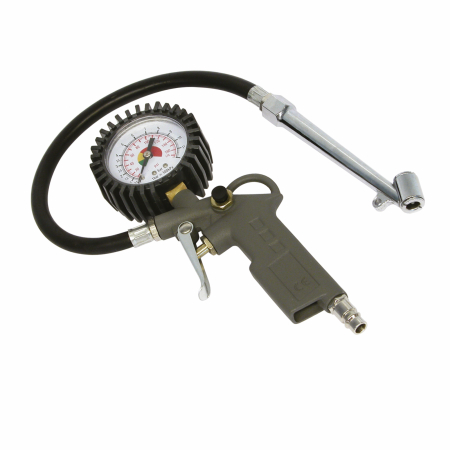 Pistol aer pentru umflat cu manometru pentru camioane Carpoint [3]
