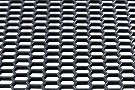 Plasa grila spoiler plastic Negru - Hexagon mare 15x35mm - 120x40cm [12]