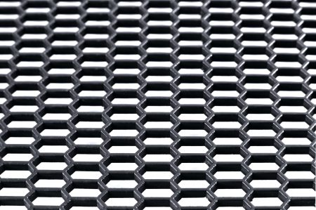 Plasa grila spoiler plastic Negru - Hexagon mare 15x35mm - 120x40cm [2]