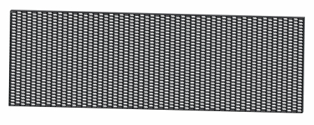 Plasa grila spoiler plastic Negru - Hexagon mare 15x35mm - 120x40cm [11]