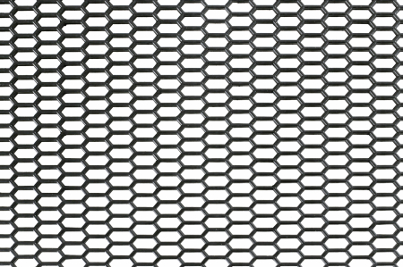 Plasa grila spoiler plastic Negru - Hexagon mic 8x18mm - 120x40cm [8]