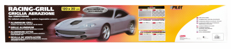 Plasa grila spoiler Racing Negru - Small 2x4mm - 120x20cm [7]