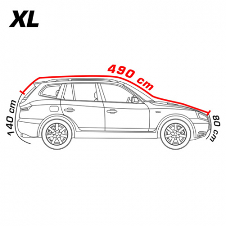 Prelata auto antigrindina cu captuseala bumbac - XL - SUV/Off-Road [2]