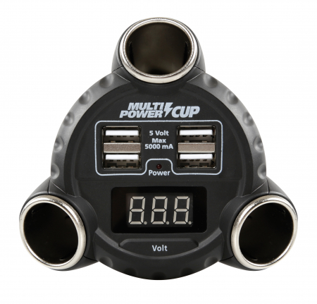 Priza tripla bricheta Multi Power Cup 3 in 1 12/24/36V [7]
