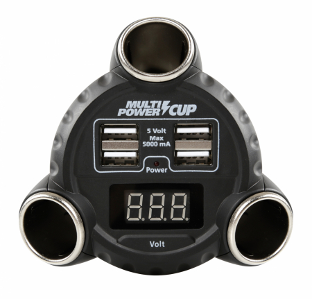 Priza tripla bricheta Multi Power Cup 3 in 1 12/24/36V [12]